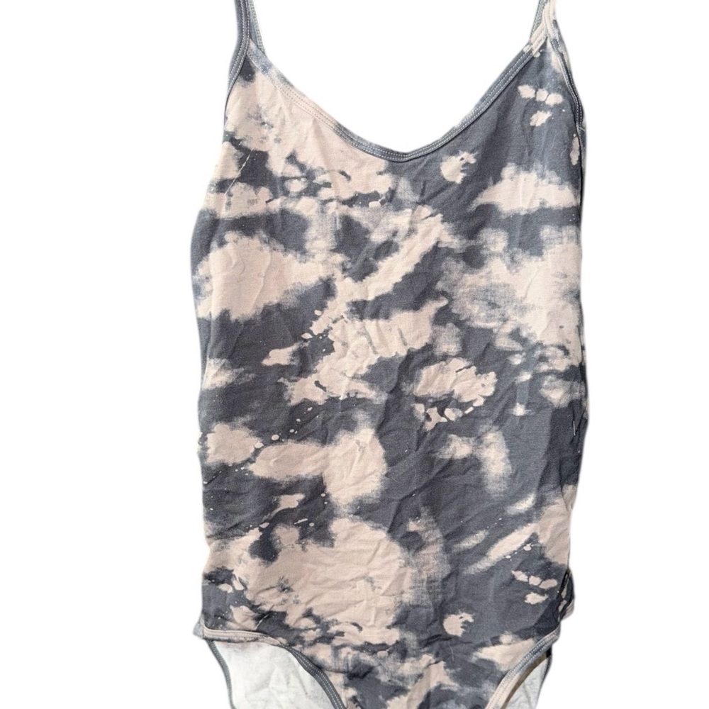 Ethika Black and Gray Bodysuit